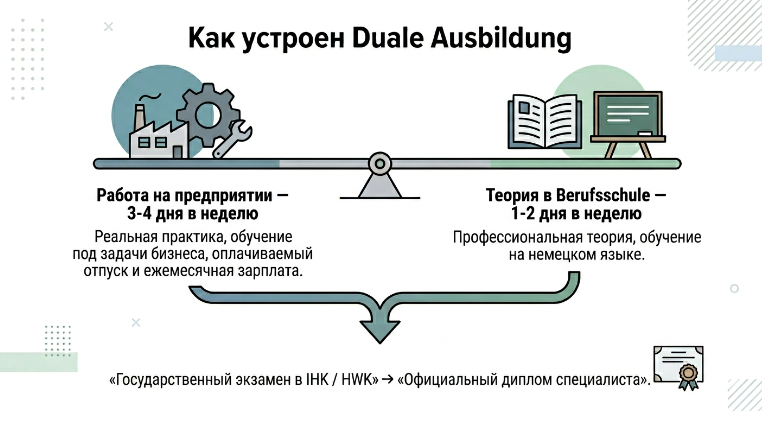как устроен Dual Ausbildung