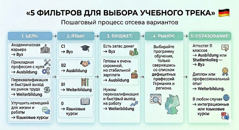 выбор учебы в Германии