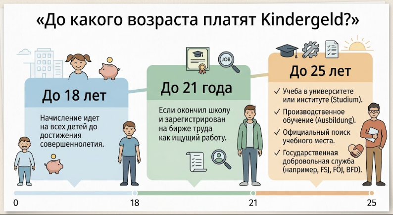 до какого возраста платят пособие на ребенка
