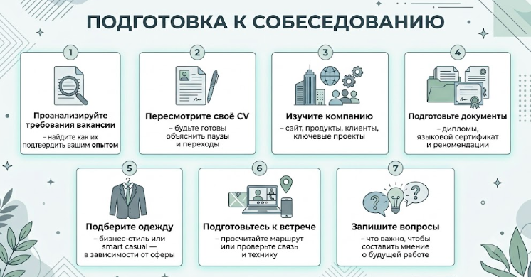 Подготовка к собеседованию в Германии