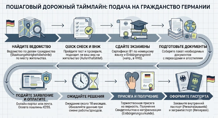 Как подать на гражданство Германии: пошагово